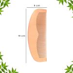 Curly Hair Neem Wood Comb for Women , Hair Growth , Wooden Comb Set of 3