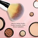 Foundation Brush ,Daubigny Large Powder Brush Flat Arched Premium Durable Kabuki Makeup Brush 1 Pcs