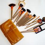 Beauty 24 Pcs Professional Series Makeup Brush Set With Leather Pouch  (Pack of 24)