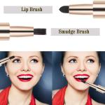 4-in-1 Makeup Brush Set: Portable Mini Cosmetic Kit 1 Pcs