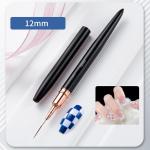 Nails Art Brush Nails Art Liner Brush Practical Nails Brush Nails Dotting Drawing Tool Nails Painting Pen For Salons (Black).