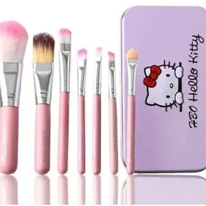7pcs Pink Brush different brush for different applies