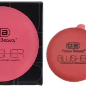 Professional Waterproof Matte Finish Baked Blusher Powder Palette  (Pink) 1 Pcs