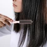 FLAT AND ROUND BRUSH WITH STRONG BRISTLES 2 Pcs