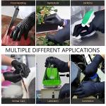 Premium Quality Nitrile Gloves Black Nitrile Examination Gloves (Pack of 100)