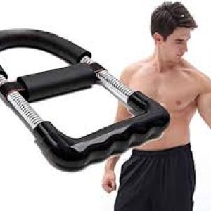 Adjustable Hand Grip T iner Forearm Hand Wrist Exerciser(Pack of 1).Black.