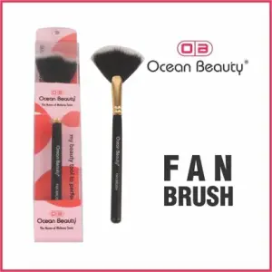 Ocean Beauty Soft Bristles Fan Brush Pack of 1