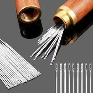 30pcs Quilting Needle Self-Threading Quilting Needle with Wooden (Pack of 1).