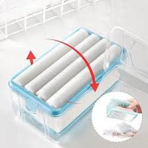 Soap Roller Dispenser Soap, Reduce Waste, Washing Box Holder(Blue) 1 Piece