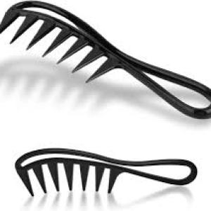Wide Tooth Comb Hair Care Massage Scalp Women (Pack of 2).