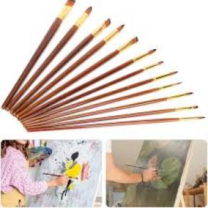 Professional Nail Art Brushes Set, 9 Pieces, Nail Art Design Tools.