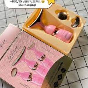 Premium 5-in-1 Facial & Neck Rejuvenation Wand– Anti-Aging Skin Tightening Tool (Pink)