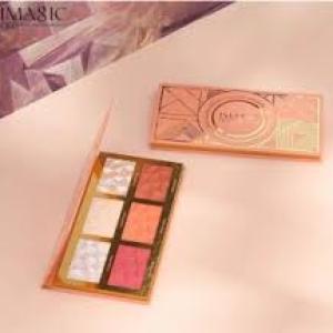 6 COLOR HIGHLIGHT,BLUSH AND CONTOUR PALETTE 24.g