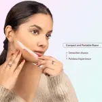 Eyebrow Painless Facial Hair Remover Razor for Face (Multicolour) pack of 3