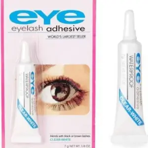 2Pcs Waterproof Adhesive False Eye Lash Glue, Beauty Eyelash glue - 7g