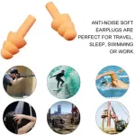 (10pair) Soft Silicone Noise Reduction Ear Plugs for Sleeping