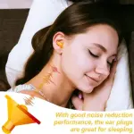 (10pair) Soft Silicone Noise Reduction Ear Plugs for Sleeping