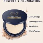 Foundation Pressed Compact Powder for Buildable Full Coverage & Matte Finish (Pack of 1)