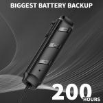 Premium Music earphone wireless 200 hour music time Neckband (Pack of 1).