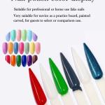 Nail Art Display Tips Stiletto Practice Palette 1 Peice.