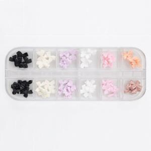 12 Grid Nail Art Decoration Box – 3D Bow Design (1 Set).