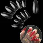100pcs Transparent Nails and 2 pcs fake nails glue .