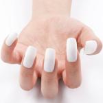 100pcs Transparent Nails and 2 pcs fake nails glue .