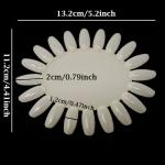 10 Palettes 20 Nail Tips Display Board for Nail Art Design Pattern Practice