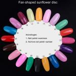 10 Palettes 20 Nail Tips Display Board for Nail Art Design Pattern Practice