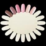10 Palettes 20 Nail Tips Display Board for Nail Art Design Pattern Practice