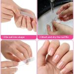 (3 Pcs) Set Nano Glass Nail Files - Professional Crystal Nail Buffer