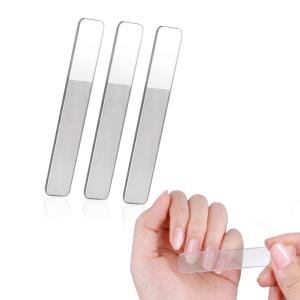 (3 Pcs) Set Nano Glass Nail Files - Professional Crystal Nail Buffer