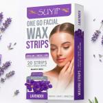 20 Pcs Wax Strips for Facial Hair Removal