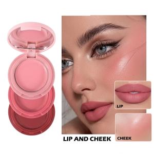3 in 1 lip and cheek tint cream blush Pink, Peach, Red color matte blusher(Pack of 1).