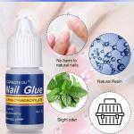 Premium White Fake Nails Set of 100 with 2 Nail Glue.