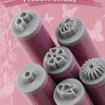 Nail Art Flower Magnet Stamp Pen, Double Head Flower Design, Nail Magnet Stick.