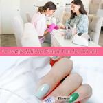 Nail Art Flower Magnet Stamp Pen, Double Head Flower Design, Nail Magnet Stick.