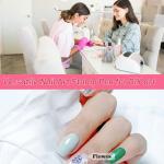 Nail Art Flower Magnet Stamp Pen, Double Head Flower Design, Nail Magnet Stick.