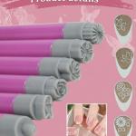 Nail Art Flower Magnet Stamp Pen, Double Head Flower Design, Nail Magnet Stick.