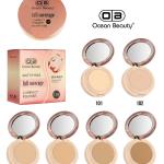 OCEAN BEAUTY Full Coverage Compact Powder shade 105 Natural Makeup 1 Pcs