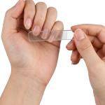 Glass Nail File Transparent Sanding Polishing Grinding Nails Filing Manicure Tool(Pack of 3).