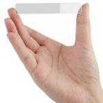 Glass Nail File Transparent Sanding Polishing Grinding Nails Filing Manicure Tool(Pack of 3).