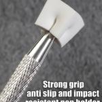 204pcs soft Nail Sponges with 4 Claws Metal Grabber, Mini Nail Sponges with Metal Grabber Pen Nail Brush