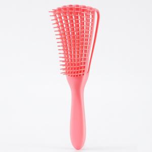 Detangling Brush Multifunctional Octopus Hair Comb Scalp Massager (1 Piece)Pink.
