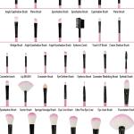 Professional Soft Bristles Makeup Brushes 24 Piece Makeup Brush Set  (Pack of 24)