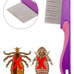2pc Lice Comb - Stainless Steel lice Comb and Flea Lice Comb For Cat, Dog Treatment.