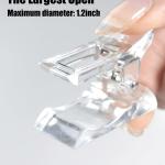 Clips for Poly gel, Nail Extension Gel Quick Building Nail Tips Clip (pack of 10).