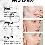 Hydrating Matte Poreless Mattifying Face Gel Primer - 40 g  (Transparent) 1 Pcs
