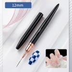 Nails Art Brush Nails Art Liner Brush Practical Nails Brush Nails Dotting Drawing Tool Nails Painting Pen For Salons (Black).