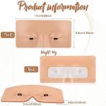 Makeup Practice Face Board Silicon Eye practice dummy (Pack of 1).